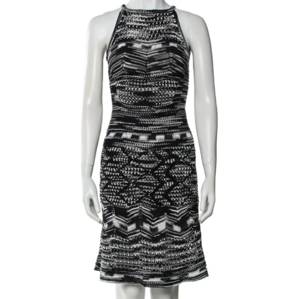Missoni Printed Knit Midi Knit Dress